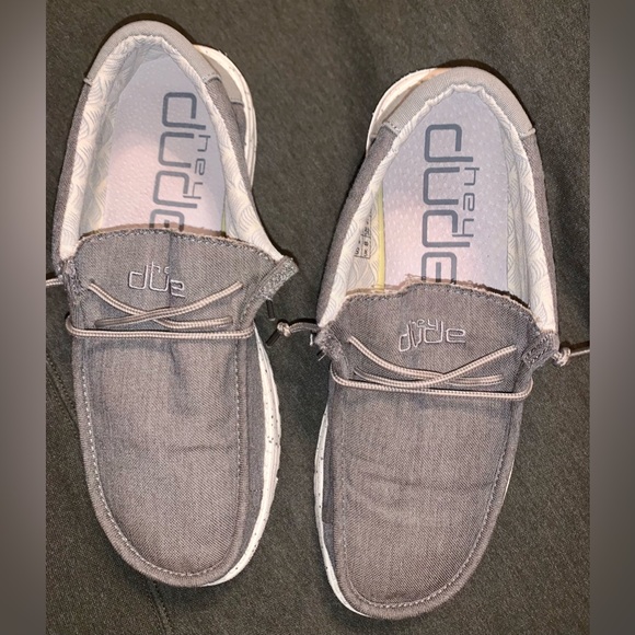 Men’s Hey Dude Wally size 9 Chambray Sepia Brown - Picture 4 of 5